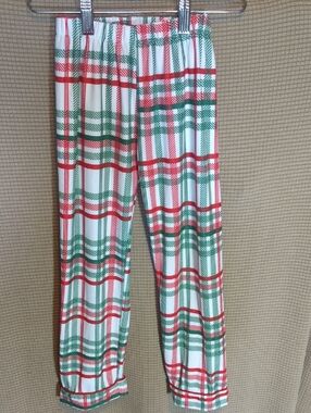 Sugar Bee Plaid Lounge Pants in Red and Green